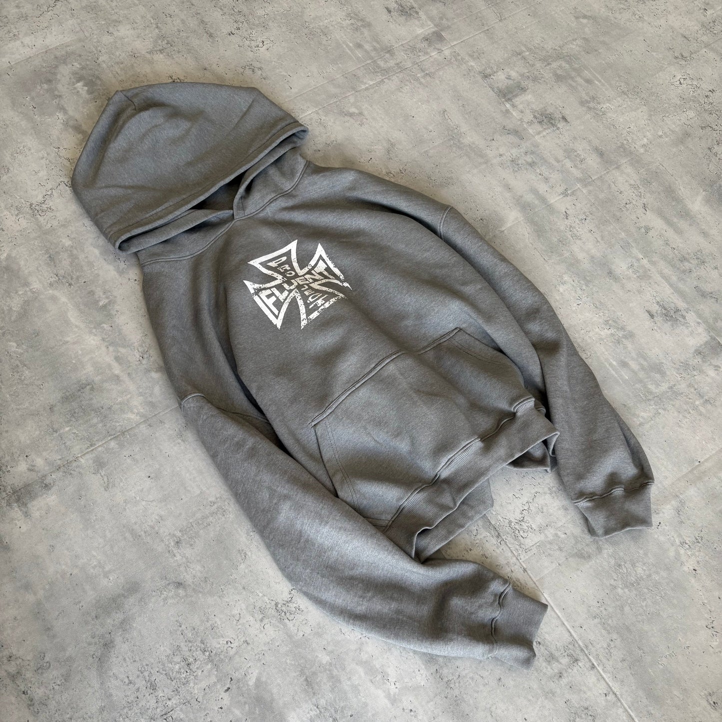 Fluent Cross Hoodie Grey