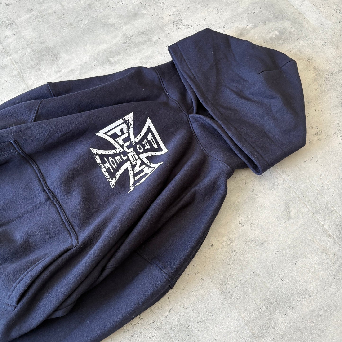 Fluent Cross Hoodie Navy